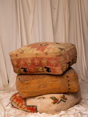 ZINA - Berber Vintage Pouffe