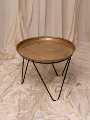 AURA - Gold Tray Table